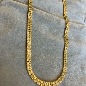 Gorgeous Goldtone Jewelry Chain Unisex Stamped Korea 13”